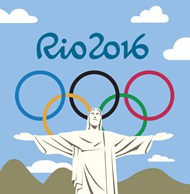 2016奥运会基督矢量图片