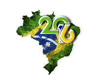 2016巴西奥运地图矢量图片