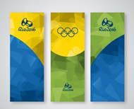 奥运banner矢量图片