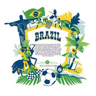 里约奥运会海报矢量图片