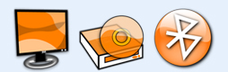 橙色调软件应用图标