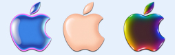 色彩苹果桌面图标