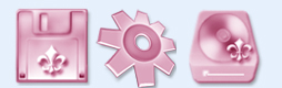 粉色电脑桌面图标