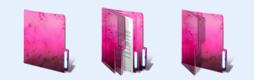 粉色文件夹桌面图标