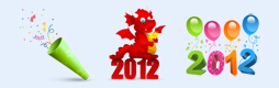2012新年桌面图标