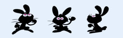 可爱小黑兔图标