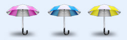 精美雨伞电脑图标