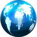 蓝色世界地球图标