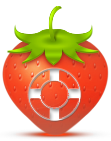 草莓标志桌面图标