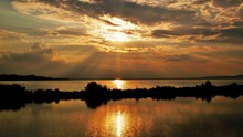 巴拉顿湖日出景观图片下载
