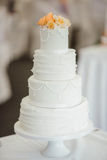 白色结婚蛋糕图片大全