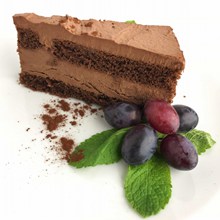 块状巧克力蛋糕高清图片