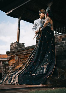 异族风情婚纱写真图片素材