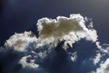 高空云朵摄影高清图片