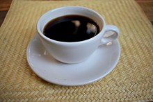 黑色热咖啡图片素材