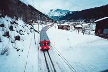 开往冬天的列车精美图片