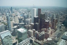 城市高楼大厦俯视图精美图片