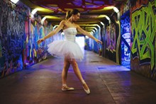 欧美芭蕾舞者图片素材