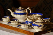 复古陶瓷茶具高清图
