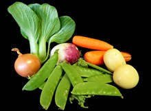 烹饪健康蔬菜高清图片