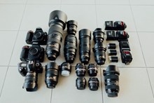 多种照相机镜头图片素材