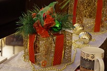 圣诞节礼盒饰品高清图片