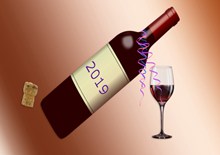 创意葡萄酒广告高清图片