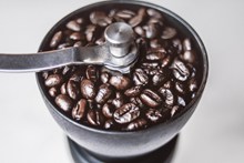 现磨咖啡豆高清图片