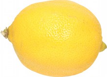 一颗黄色柠檬图片下载