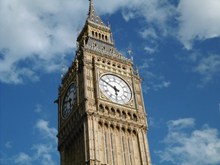 伦敦钟楼大本钟图片素材