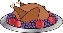 感恩节幸运火鸡卡通素材高清图片