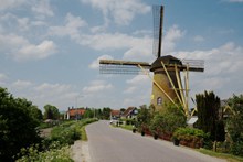 荷兰建筑风车精美图片