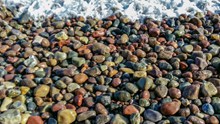 海滩鹅卵石图片素材