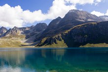 阿尔卑斯山湖泊图片下载
