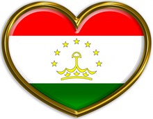 伊朗心形国旗图片素材