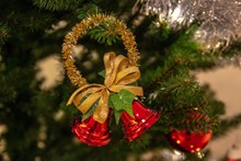 装饰美丽圣诞树图片素材