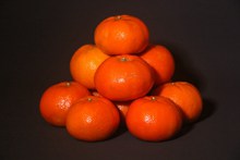 新鲜柑橘高清图片素材