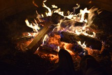 木材燃烧焰火精美图片