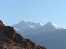 喜马拉雅雪山景观图片素材