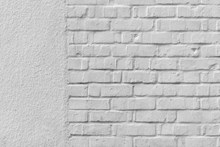 白色艺术砖墙创意高清图