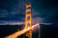 高架大桥美丽夜景图片下载