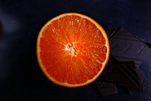 鲜橙切片图片下载