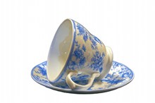 青花瓷茶杯图片素材