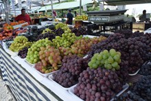 葡萄水果市场高清图
