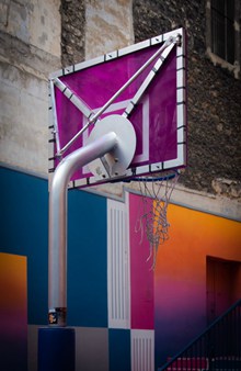 街球篮球架高清图片