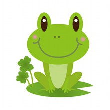 绿色青蛙卡通图片下载