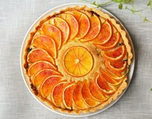 橘子水果蛋糕高清图