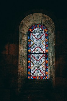 教堂玻璃彩色花窗 教堂玻璃彩色花窗大全高清图片