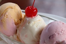 夏日水果冰淇淋精美图片