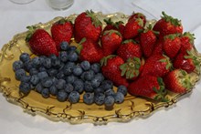 蓝莓草莓水果图片素材